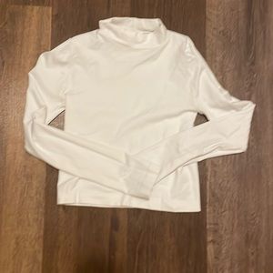 white high neck nikibiki top